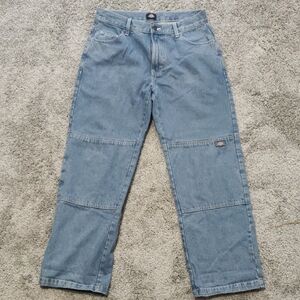 Dickies Relaxed Fit Double Knee Men's Jeans - Light Blue